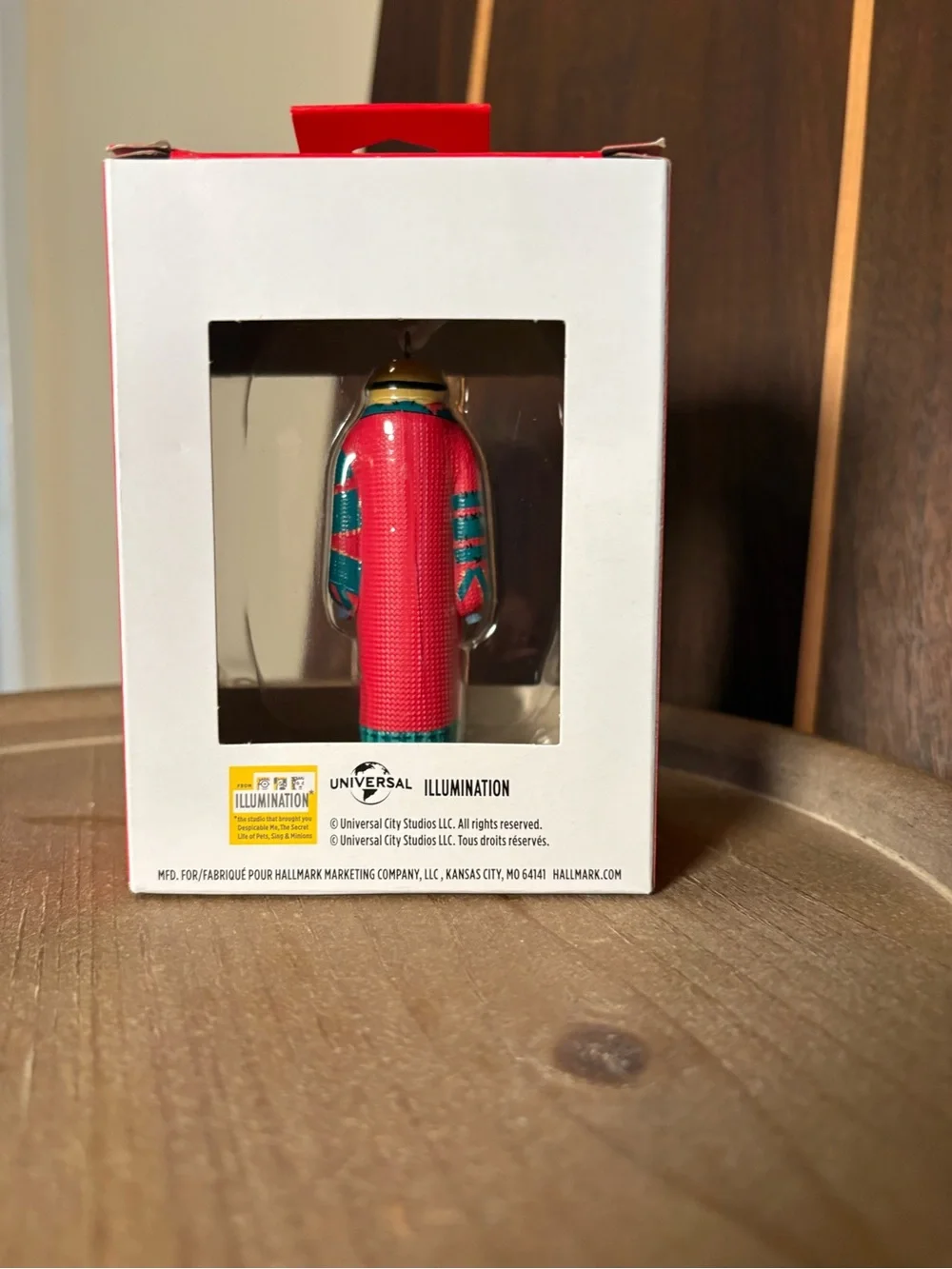 Hallmark Merry Minions Red Holiday Ornament NIB